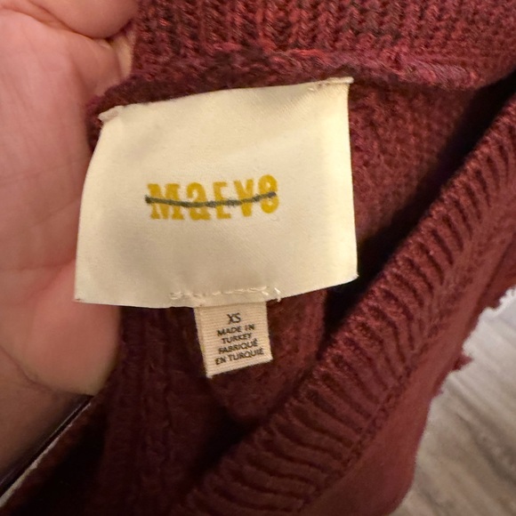 This is an Anthropologie Maeve Arnhem fringe sweater skirt - Picture 3 of 3